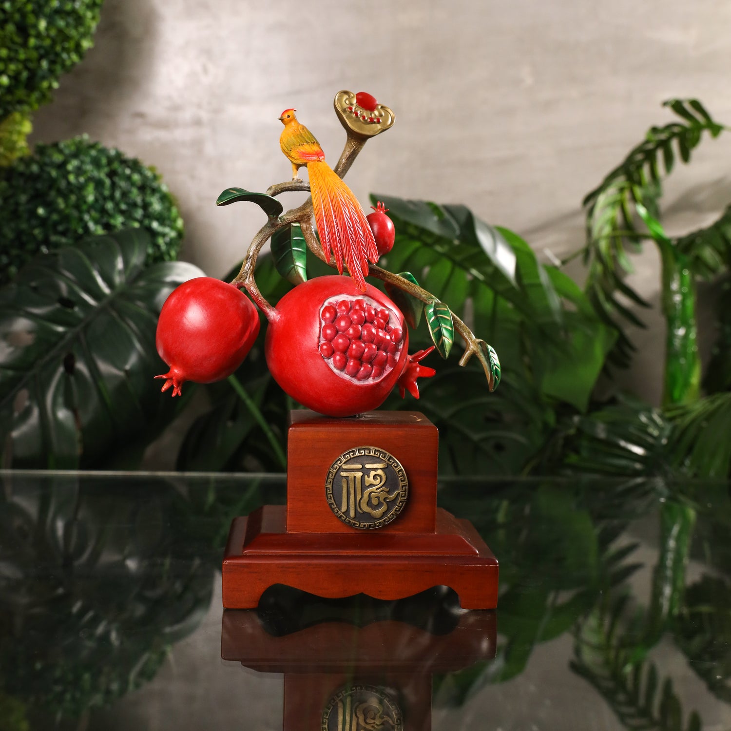 Fruits of Eternal Fortune - Red Pomegranate 28cm