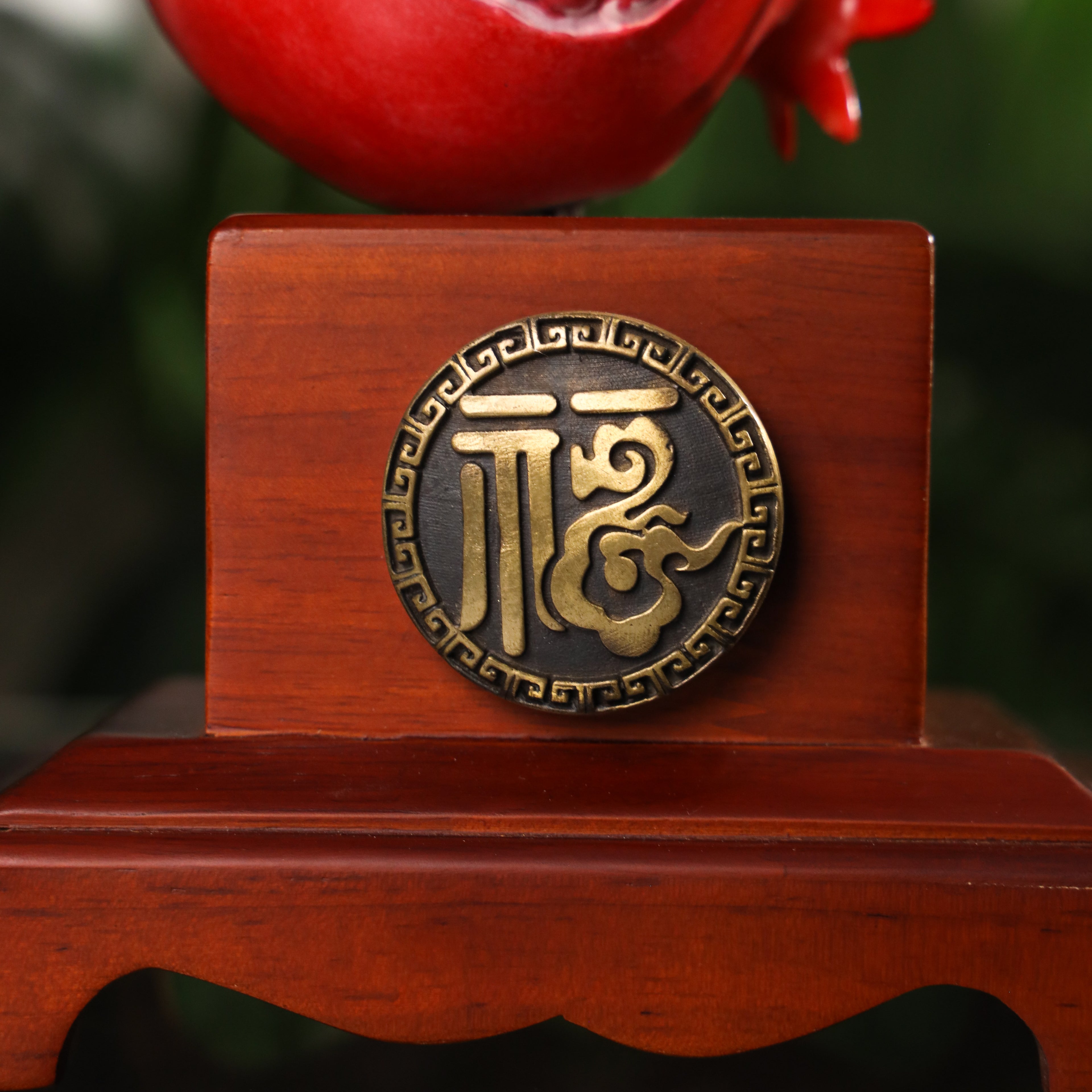 Fruits of Eternal Fortune - Red Pomegranate 28cm