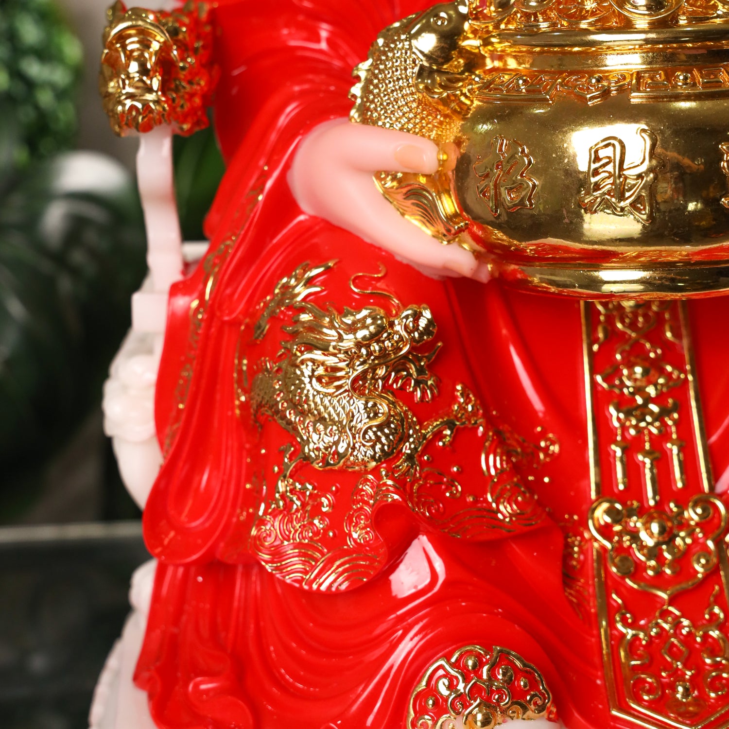 Red God of Wealth of Great Fortune 48cm