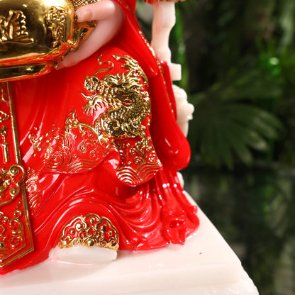 Red God of Wealth of Great Fortune 48cm