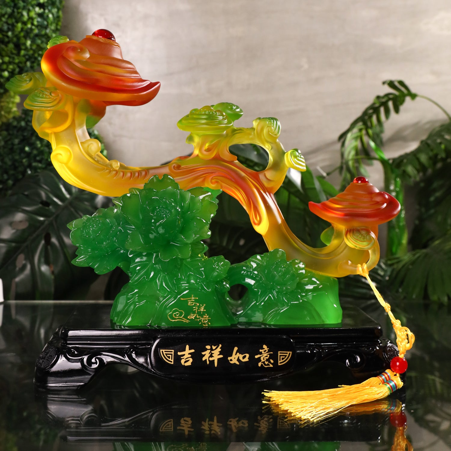 Imperial Orange Ru Yi for Favorable Outcomes 39cm