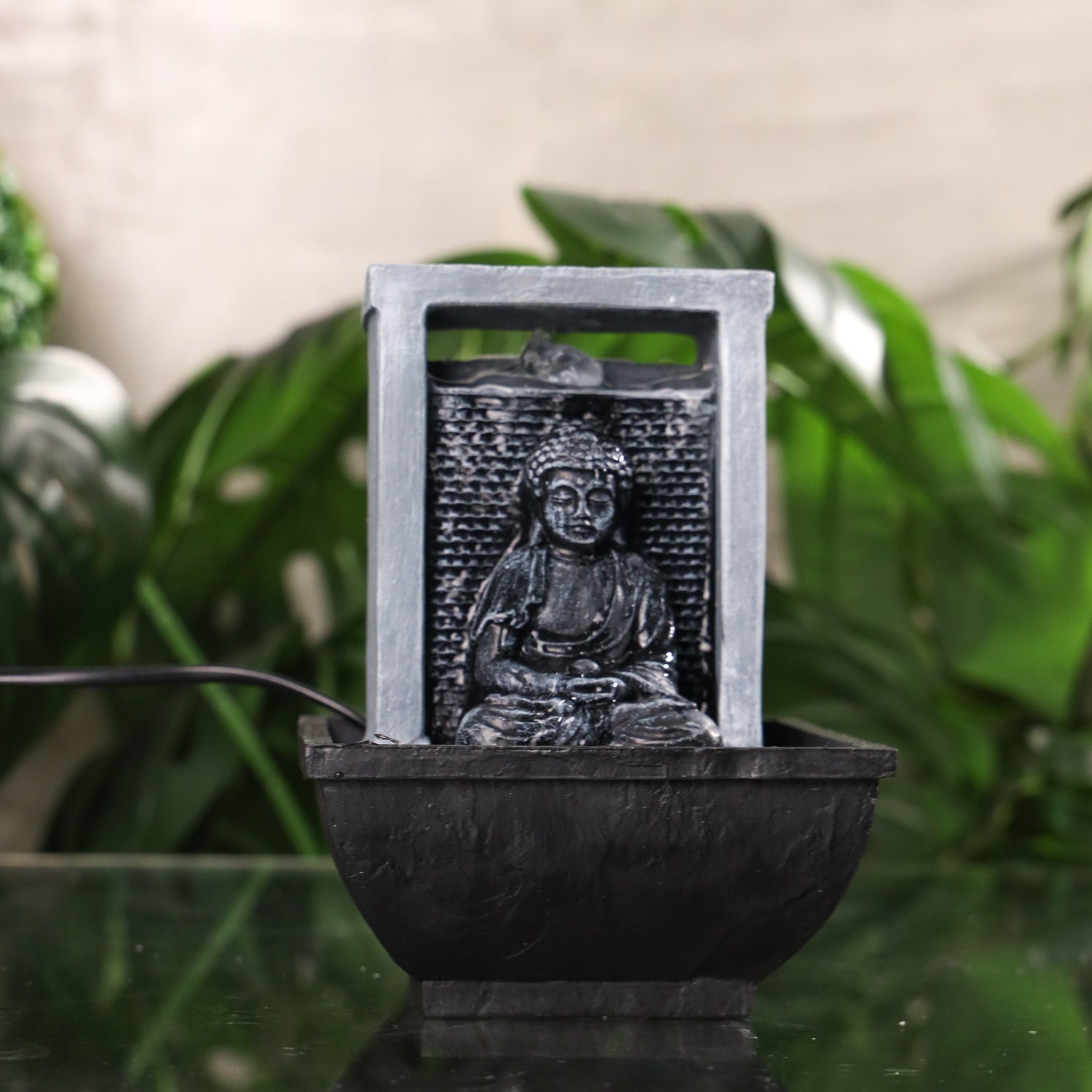 Mini Zen Buddha Flow Fountain 18cm