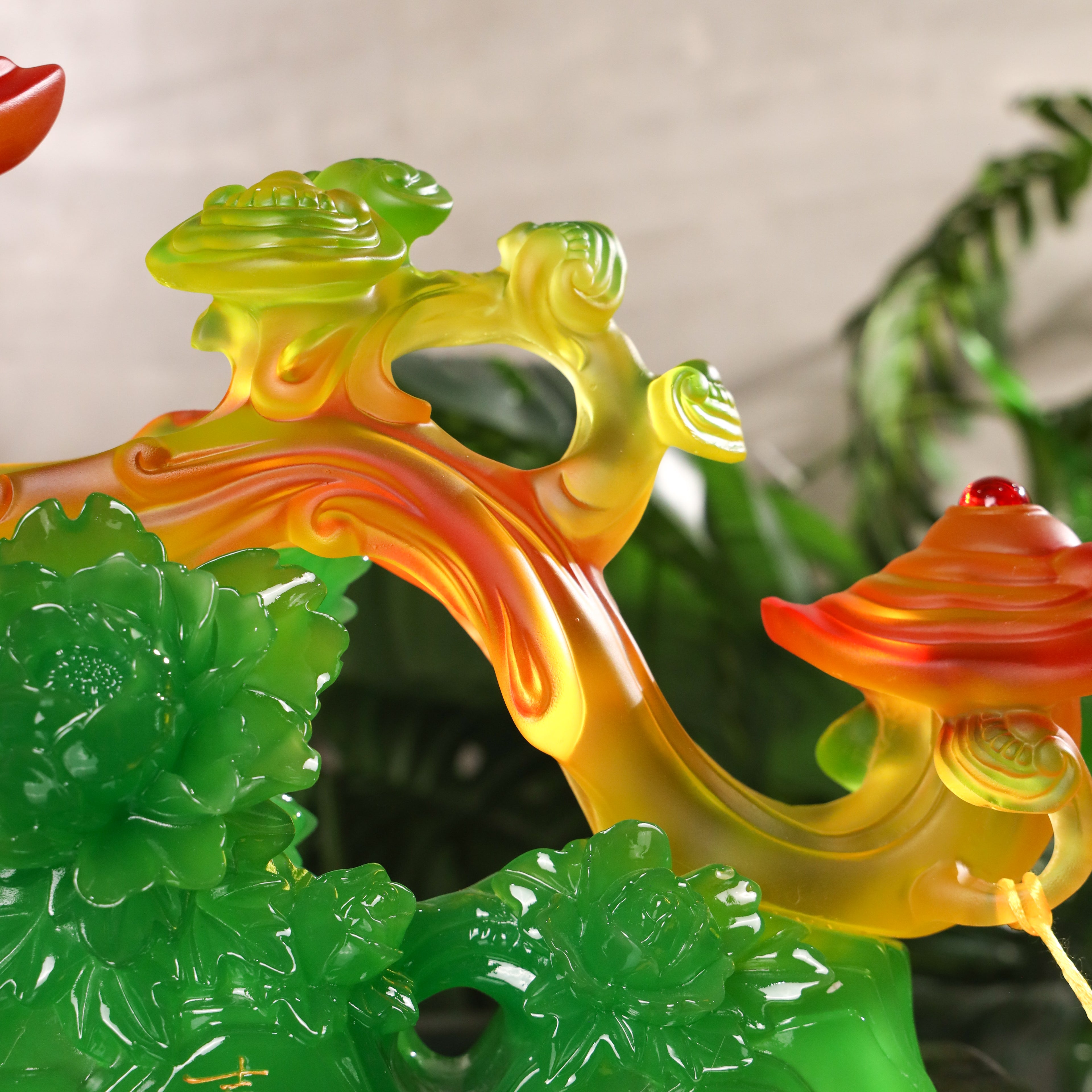 Imperial Orange Ru Yi for Favorable Outcomes 39cm