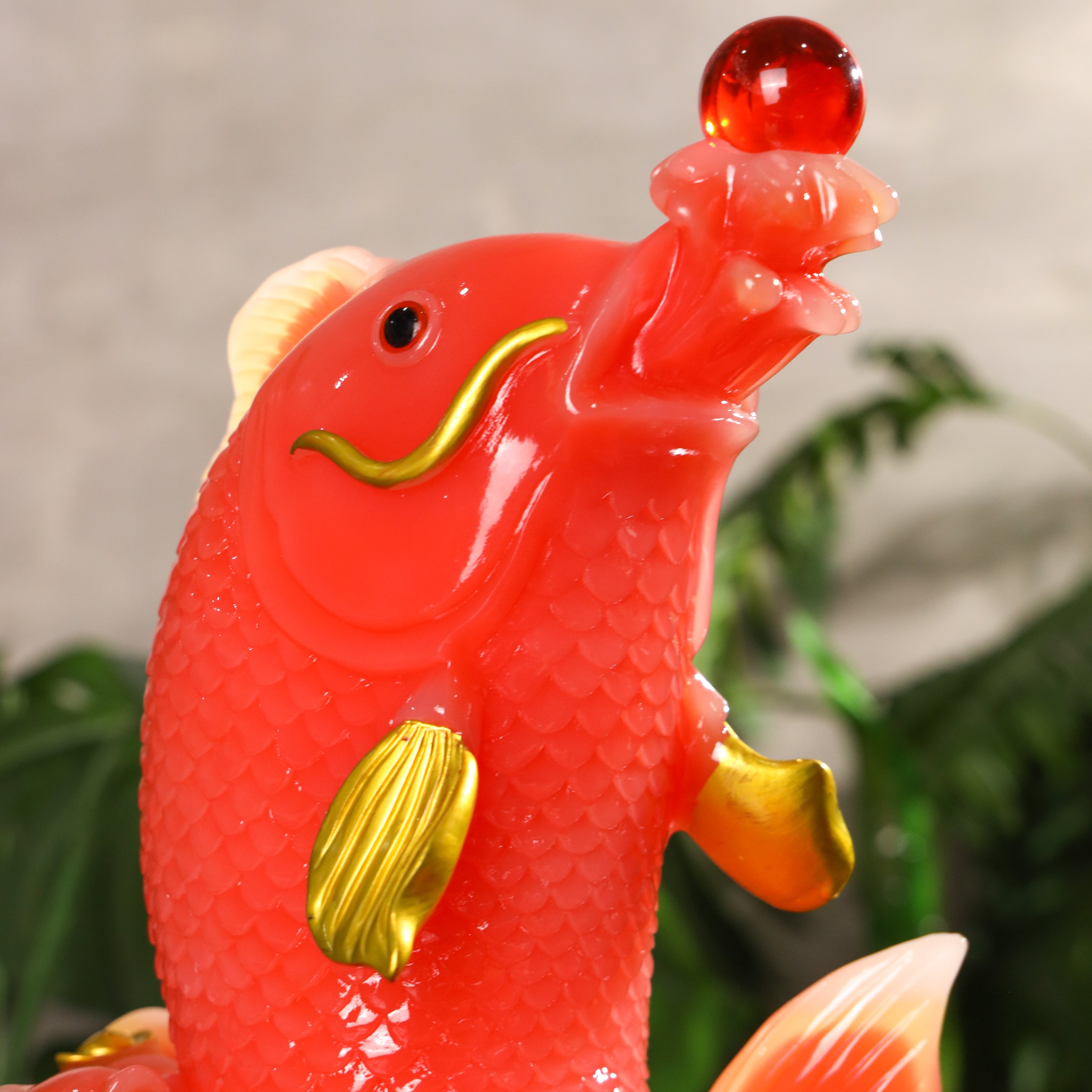 Red Rising Dragon Fish of Prosperity 42cm