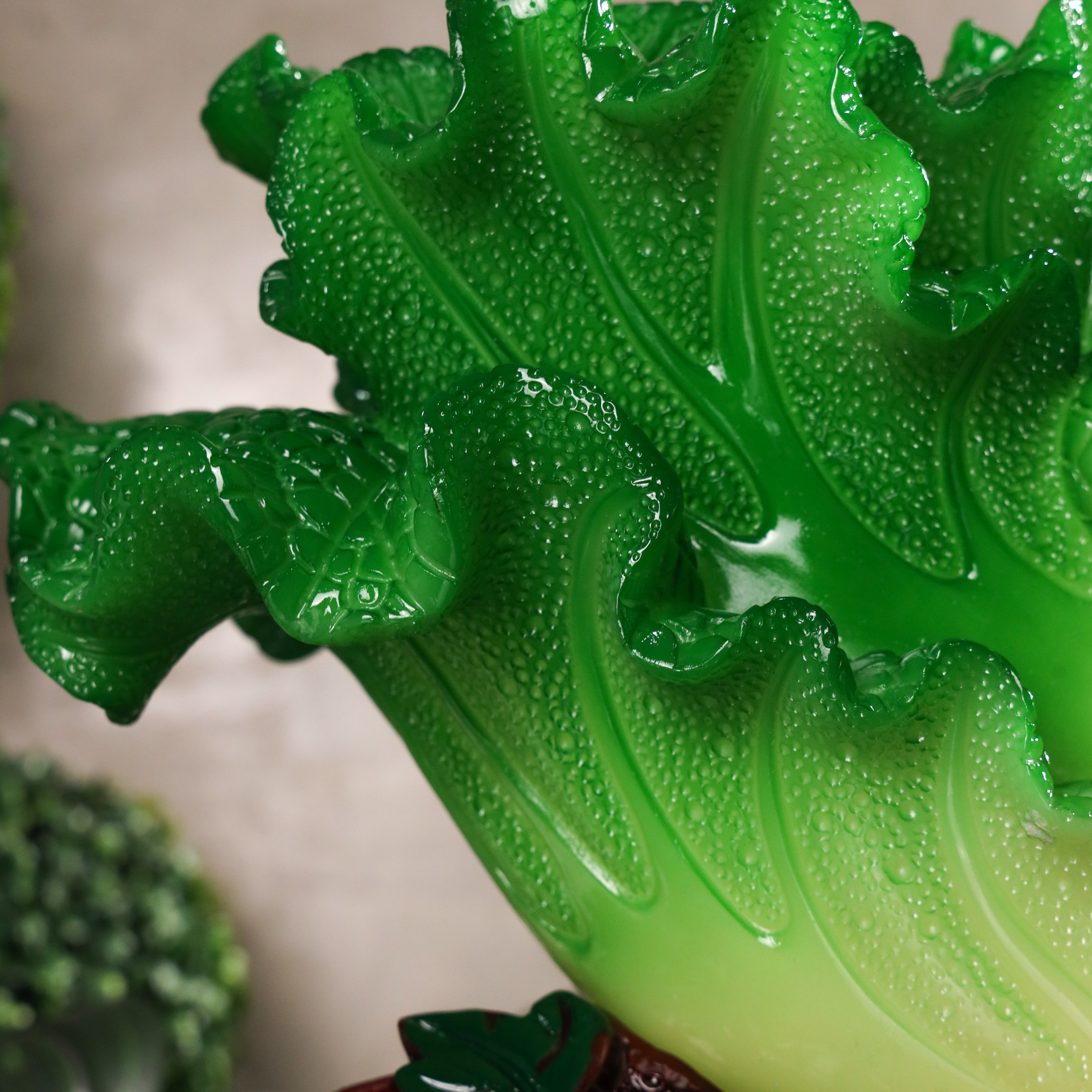 Health and Wealth Cabbage with Wu Lous 46cm