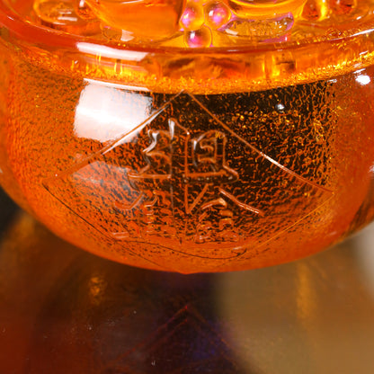 Radiant Orange Water Fountain of Riches 17cm