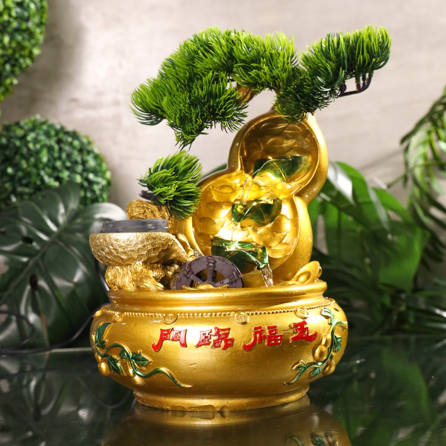 Spring of Good Health Wu Lou Fountain 30cm