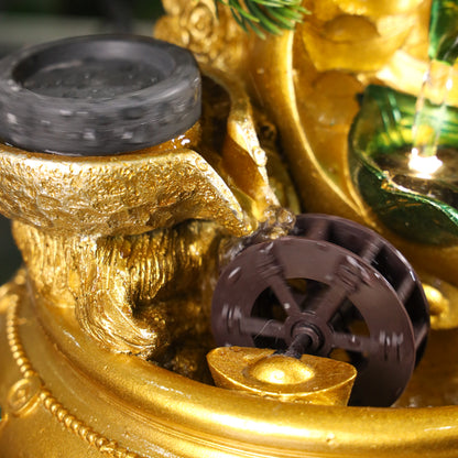 Spring of Good Health Wu Lou Fountain 30cm