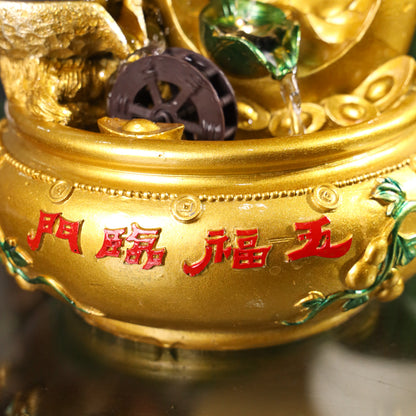 Spring of Good Health Wu Lou Fountain 30cm