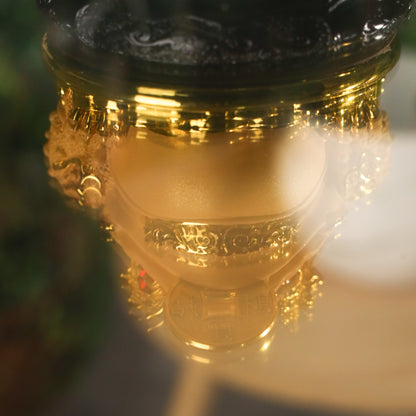 Throne of Fortune Gold Money Frog 40cm