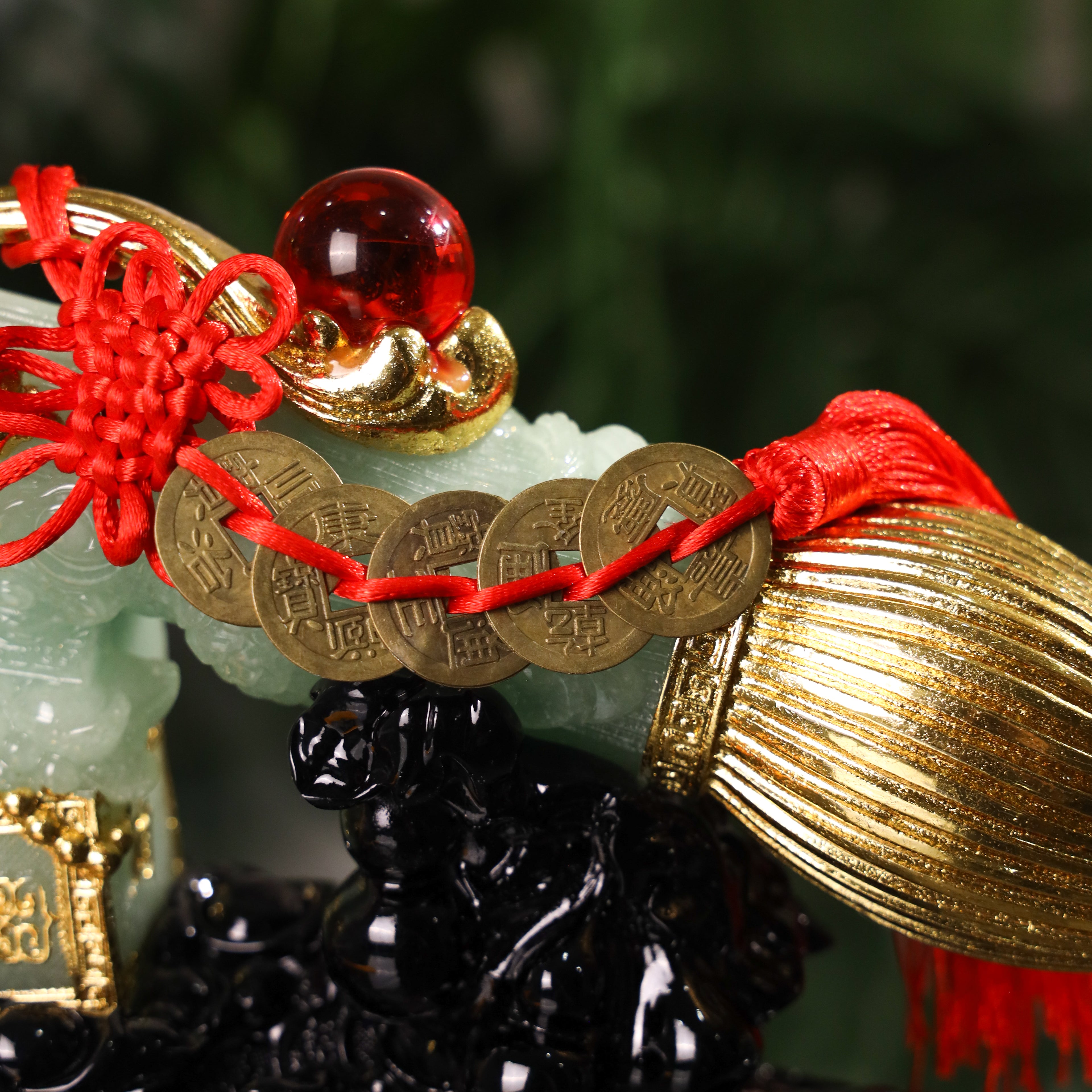 Elegant Jade Calligraphy Brush for Intellect 31cm