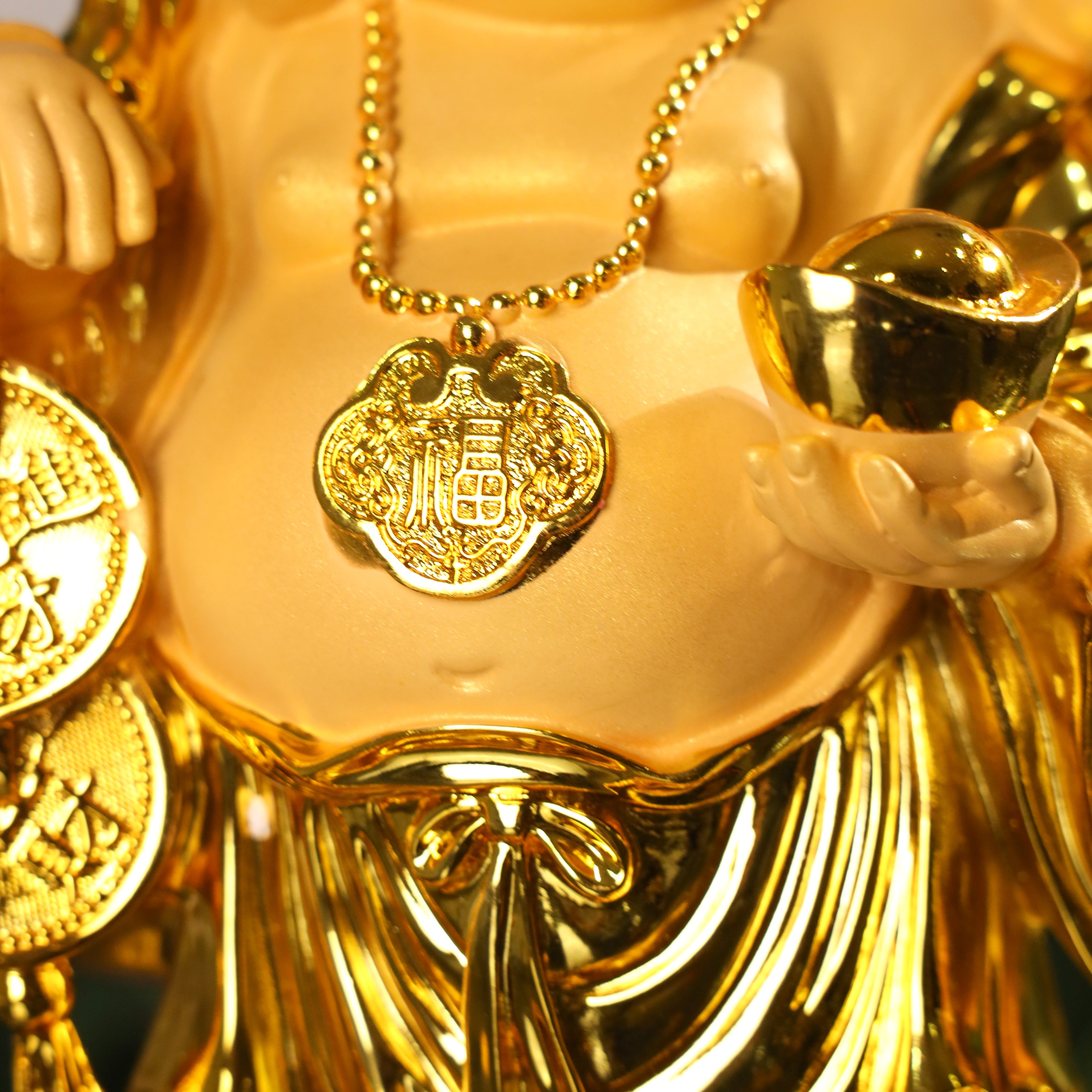 Bless You With Wealth Gold Buddha 37cm