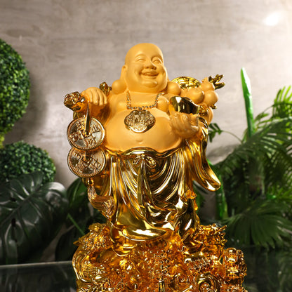 Bless You With Wealth Gold Buddha 37cm