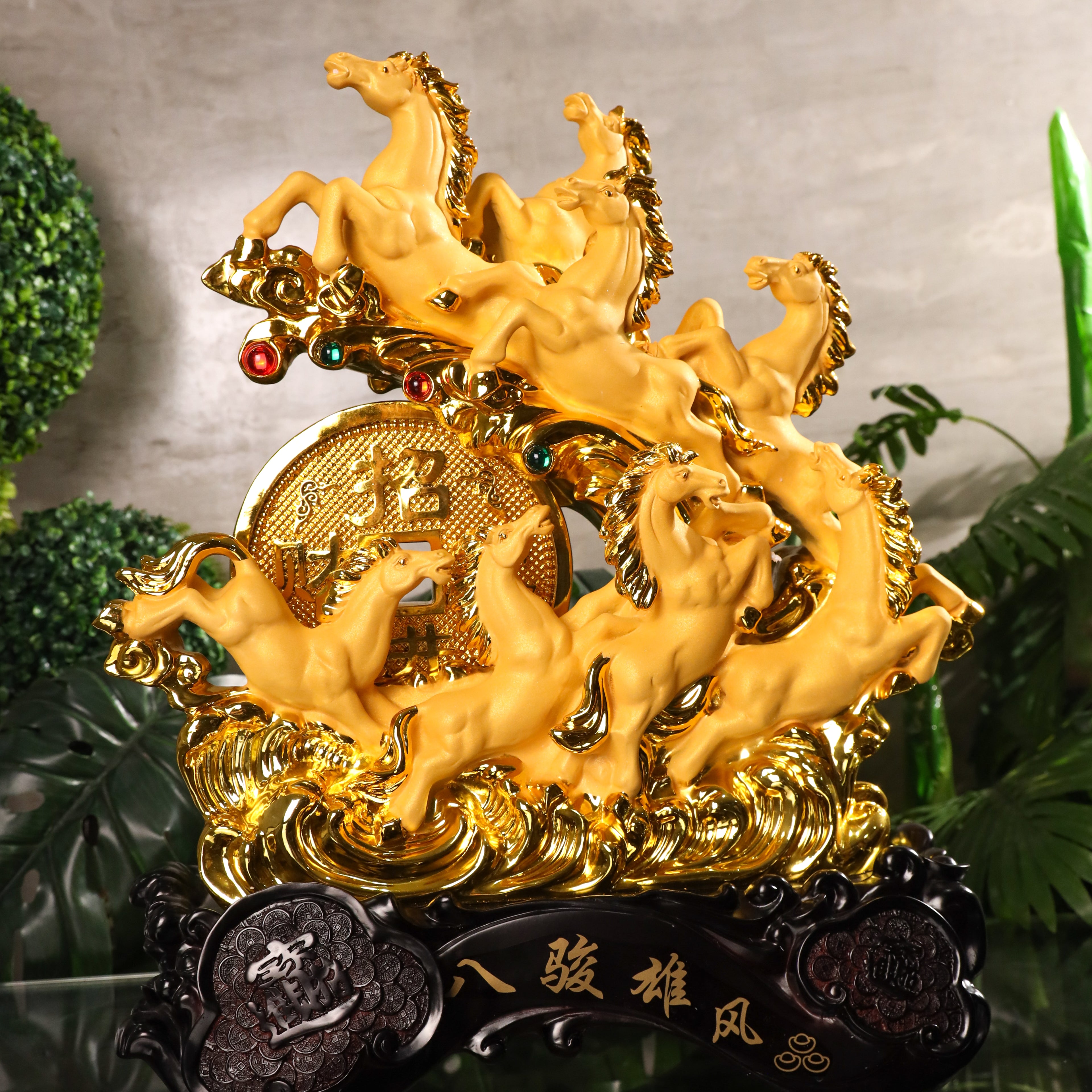 Rising Family of Horses in Pure Success 51cm