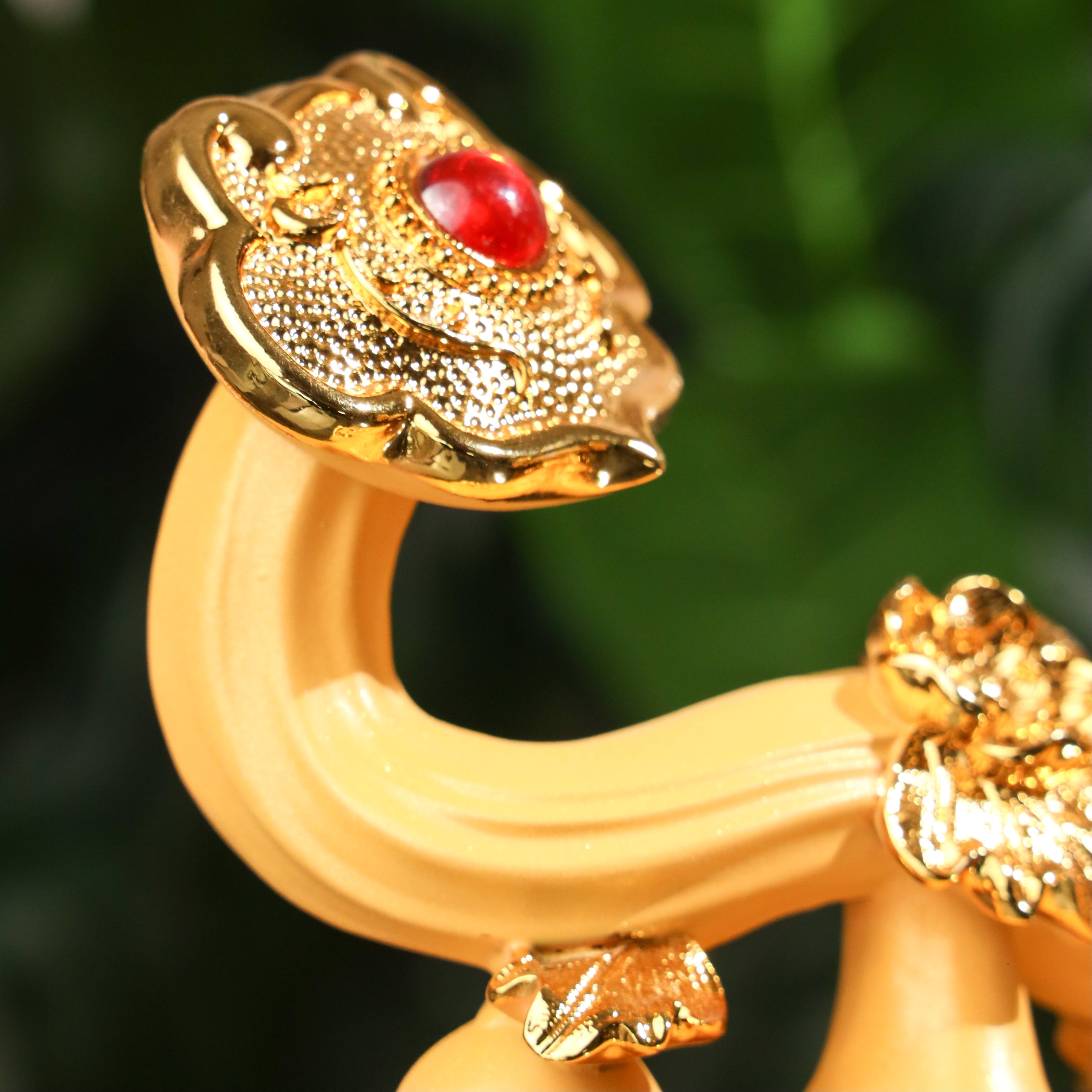 Golden Wu Lou Quartet of Health &amp; Wealth 34cm