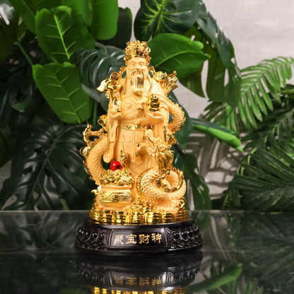 Dominant Power God of Wealth &amp; Dragon 29cm