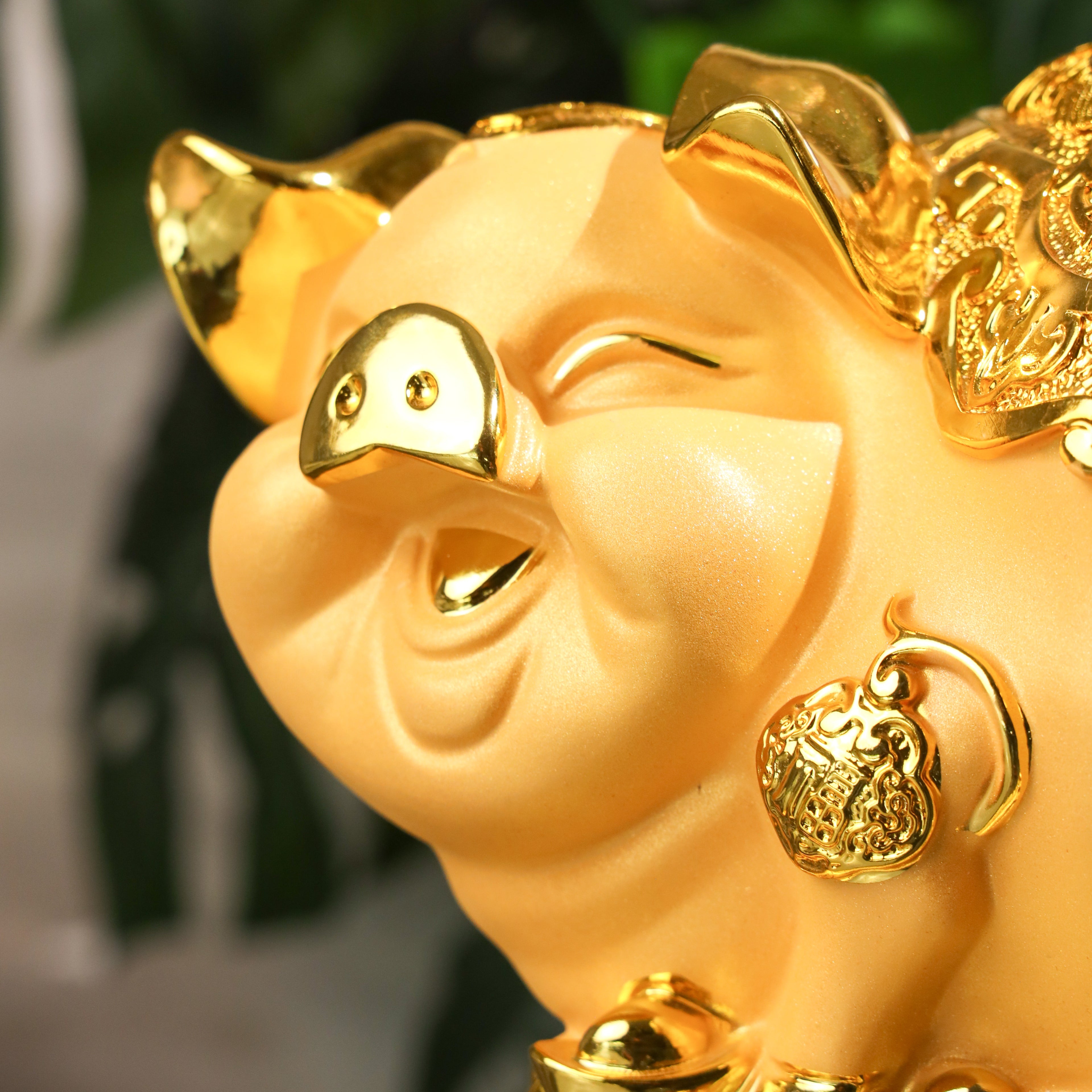 Easy Life Golden Pig of Prosperity 38cm