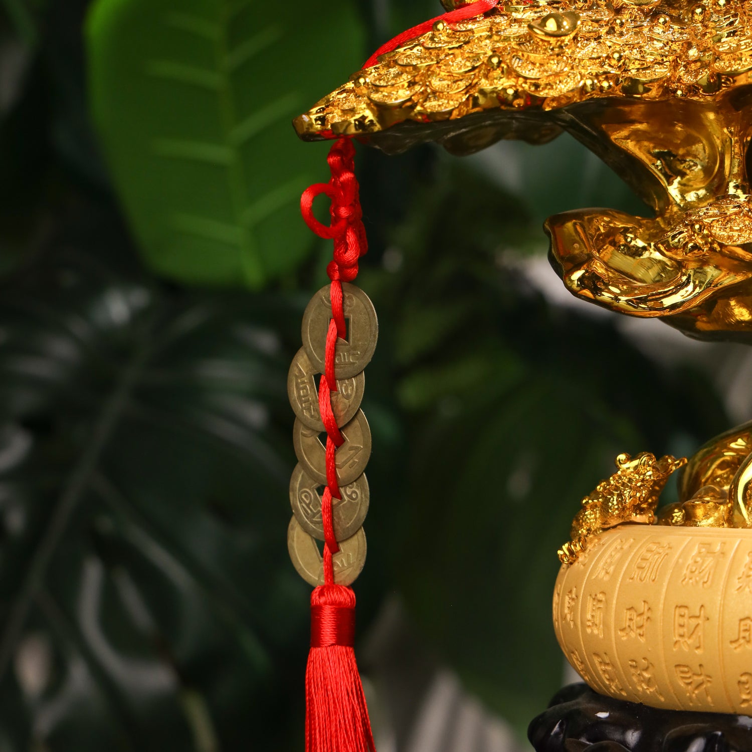 Money Tree and Frog of Expanding Wealth 33cm