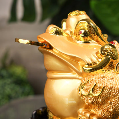Money Tree and Frog of Expanding Wealth 33cm