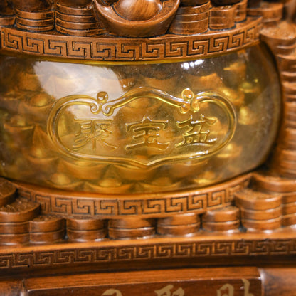 Triple Blessings Wood Fuk Luk Sau 32cm
