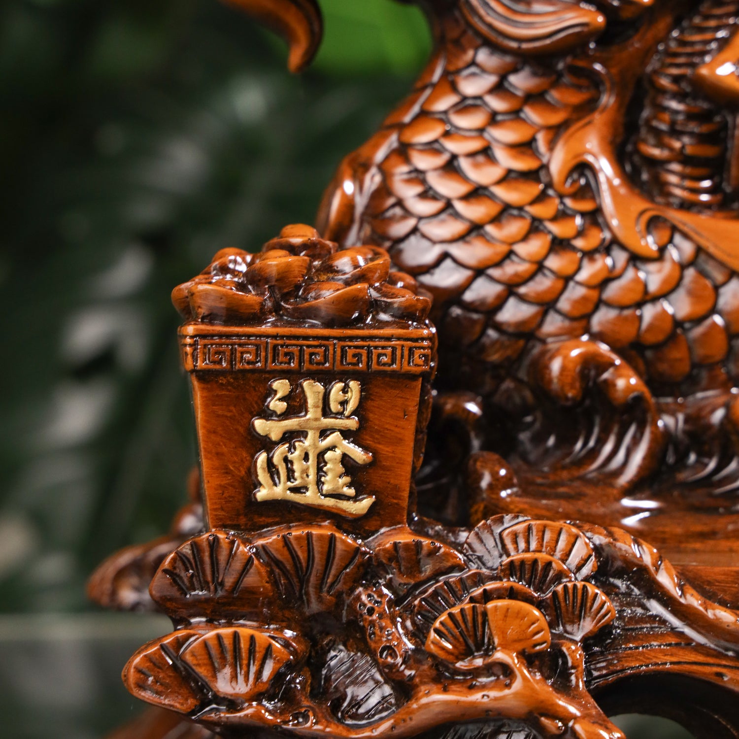The Prosperous Journey Wood Dragon Ship 43cm