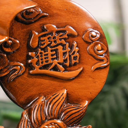 The Prosperous Journey Wood Dragon Ship 43cm