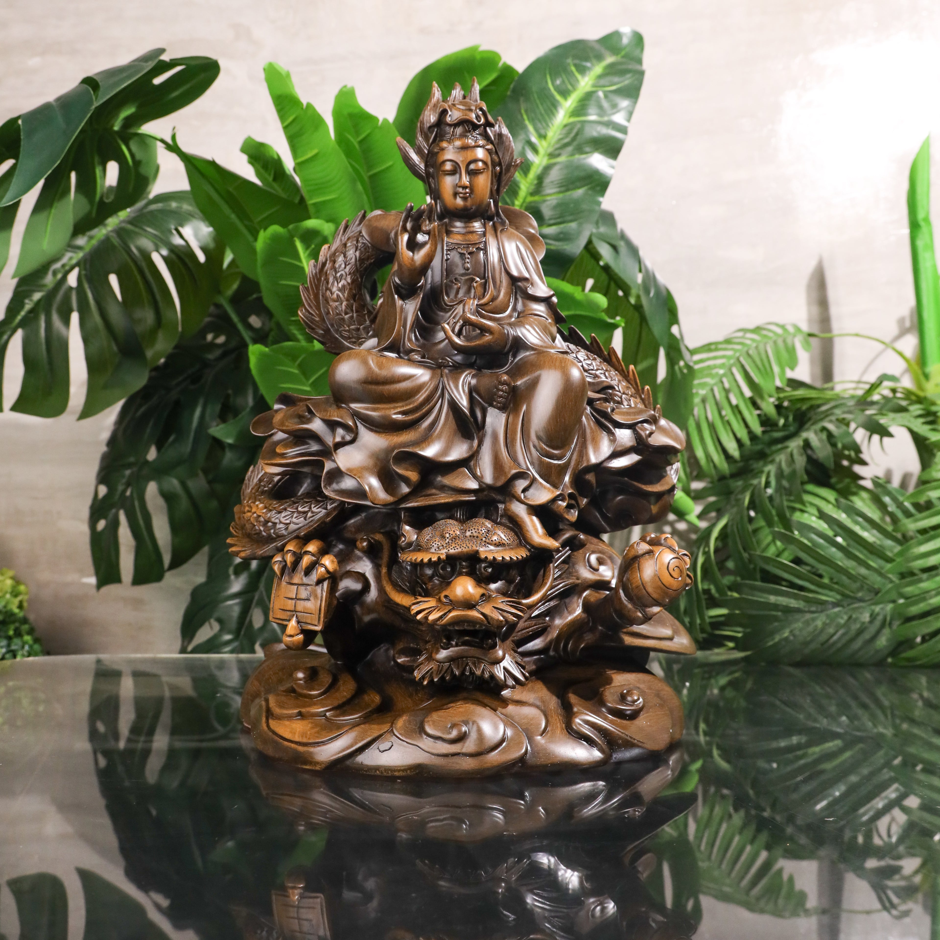 Dragon Lady Guan Yin of Strong Protection 45cm