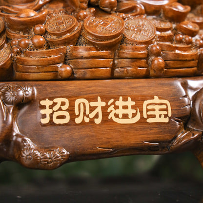 Joyful Family Laughing Buddha with Children 28cm