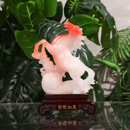 White Horse of Clear Direction and Success 28cm