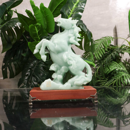 The Elevated Jade Horse of Success 36cm