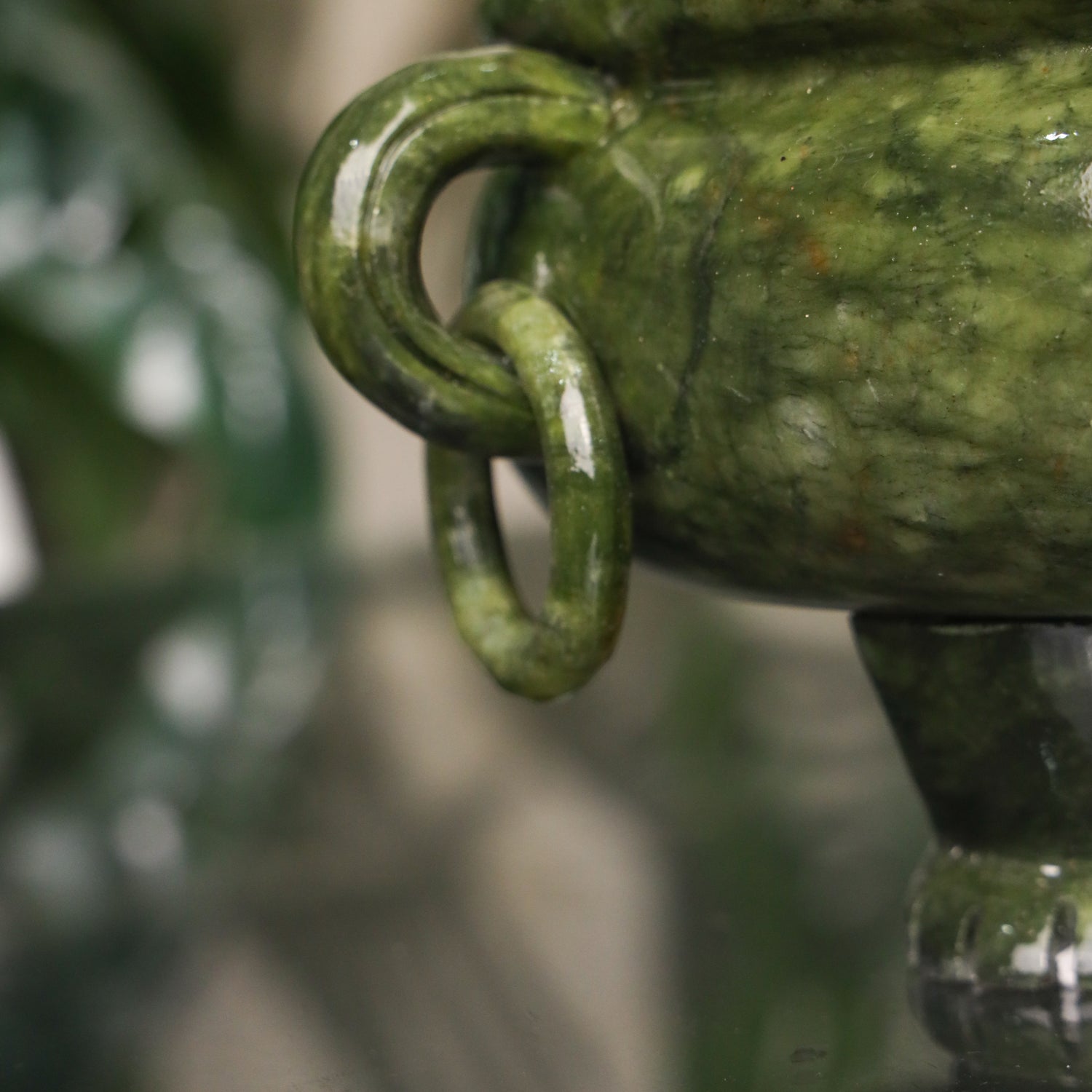Jade Wealth Pot of Overflowing Fortune 30cm
