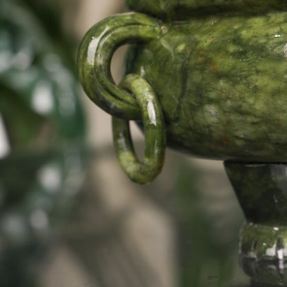 Jade Wealth Pot of Overflowing Fortune 30cm