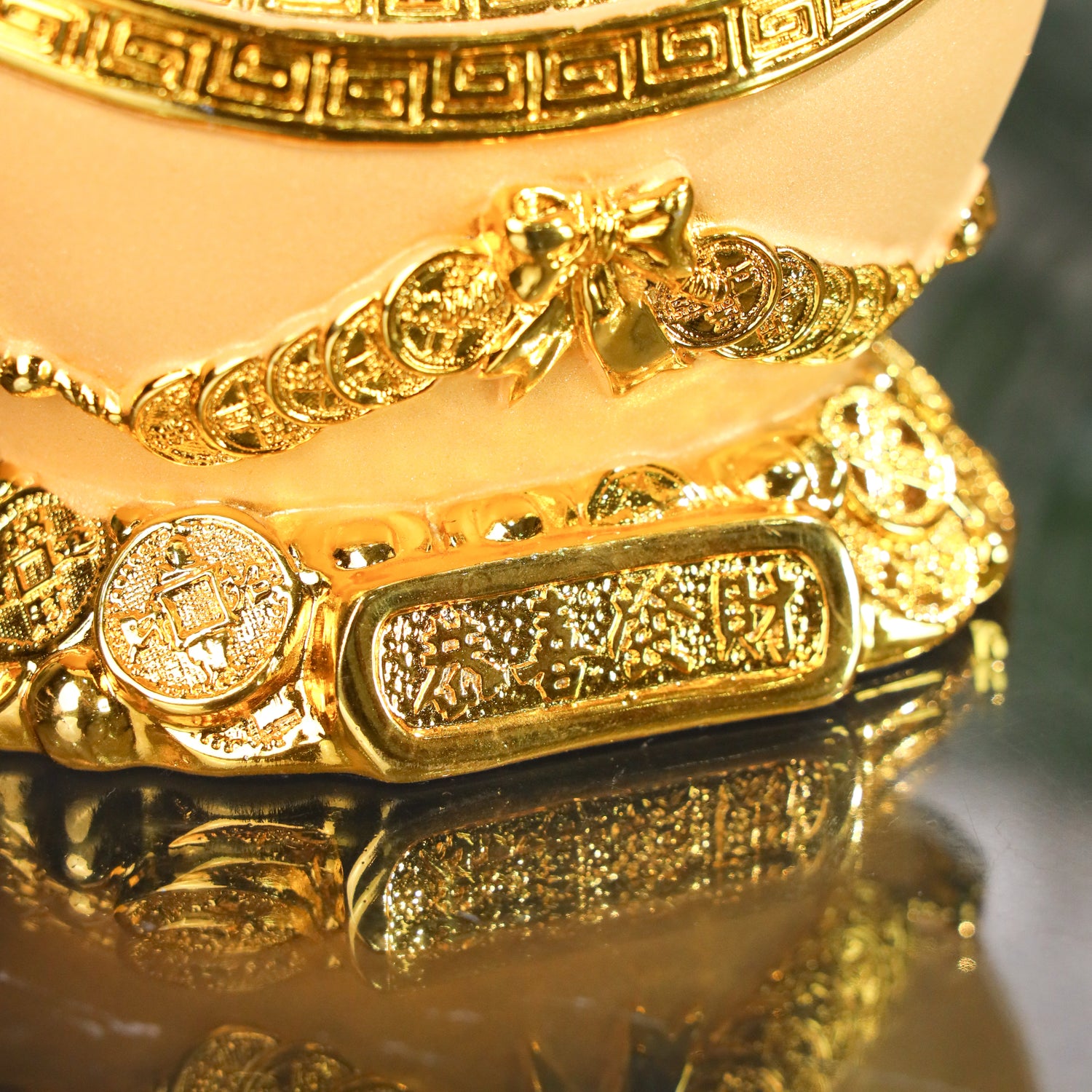 Classic Gold Ingot of Financial Security 15cm