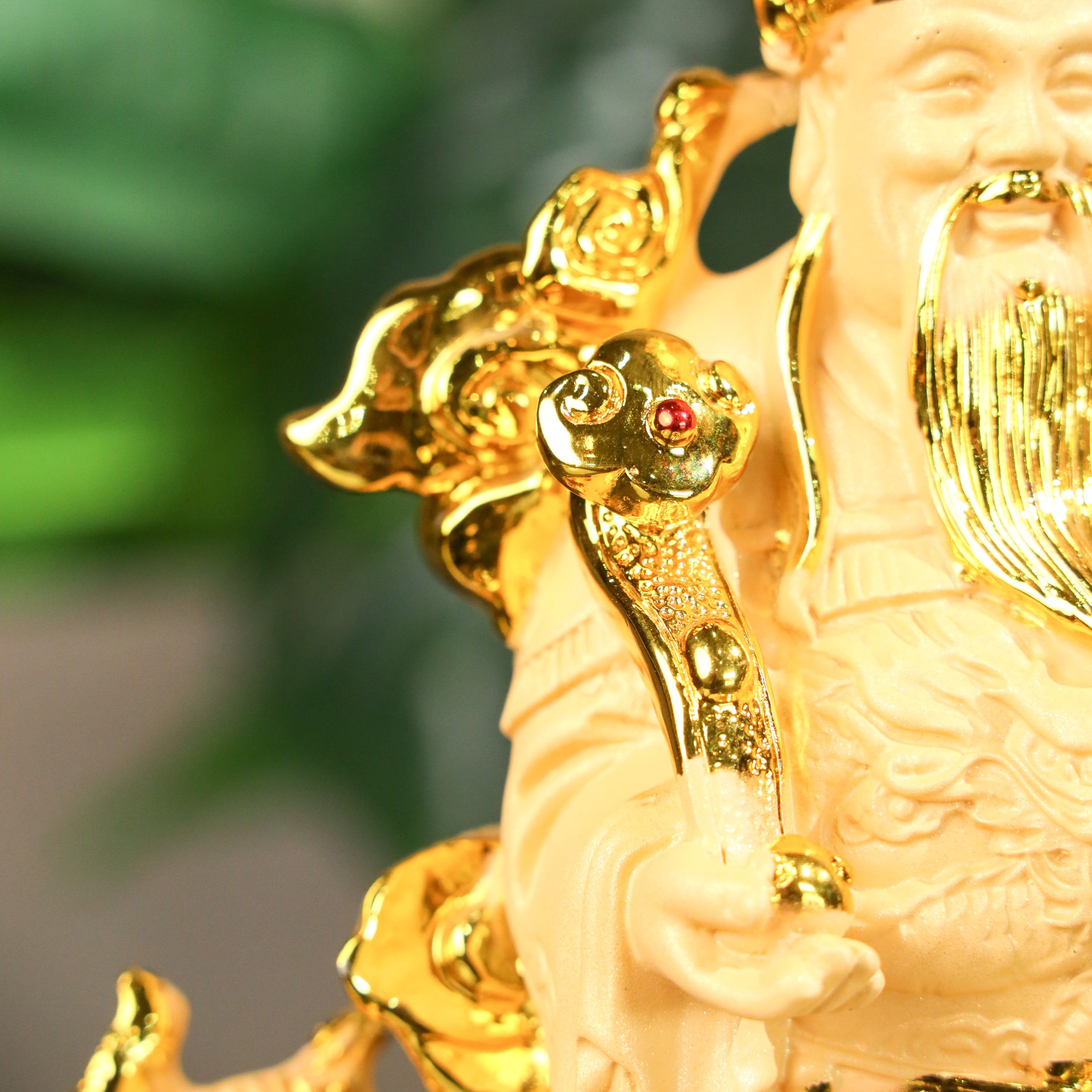 Dominant Power God of Wealth &amp; Dragon 29cm