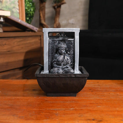 Mini Zen Buddha Flow Fountain 18cm