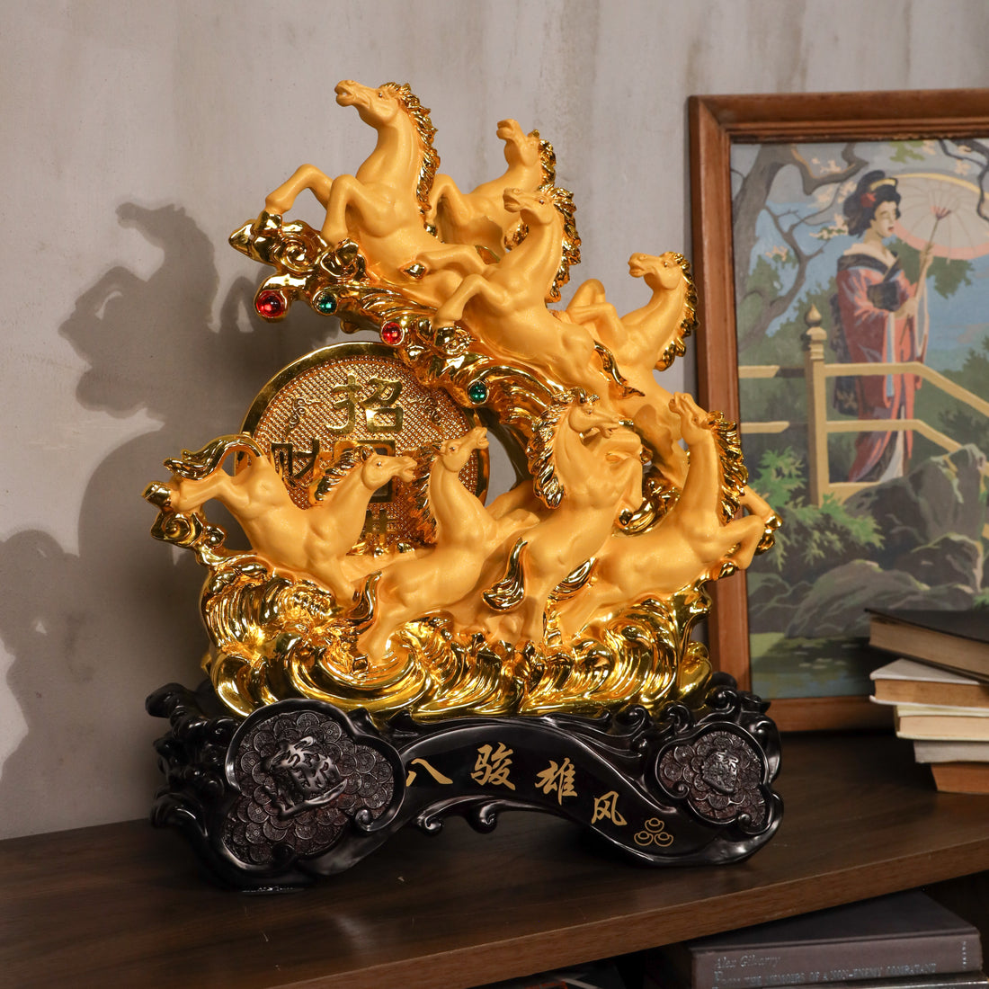 Rising Family of Horses in Pure Success 51cm