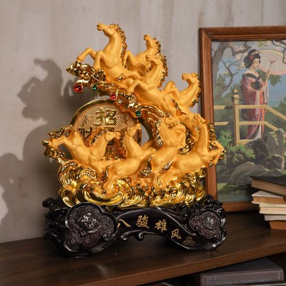 Rising Family of Horses in Pure Success 51cm