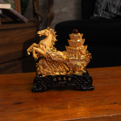 Bring Home Abundance Horse &amp; Treasure 18cm