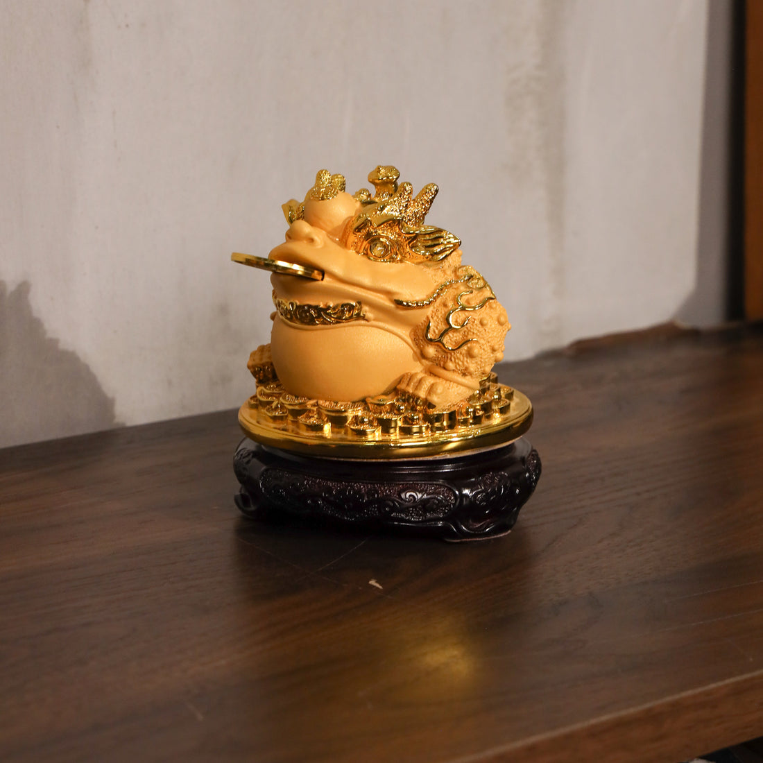 Golden Blessings Good Luck Money Frog 15cm