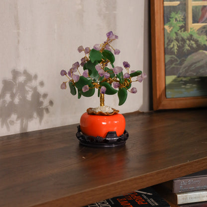 Amethyst Chunks Gem Tree in Vase 30cm