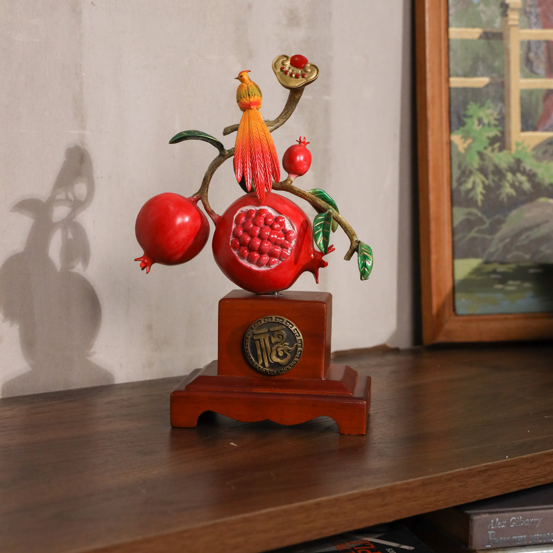 Fruits of Eternal Fortune - Red Pomegranate 28cm