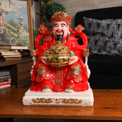 Red God of Wealth of Great Fortune 48cm