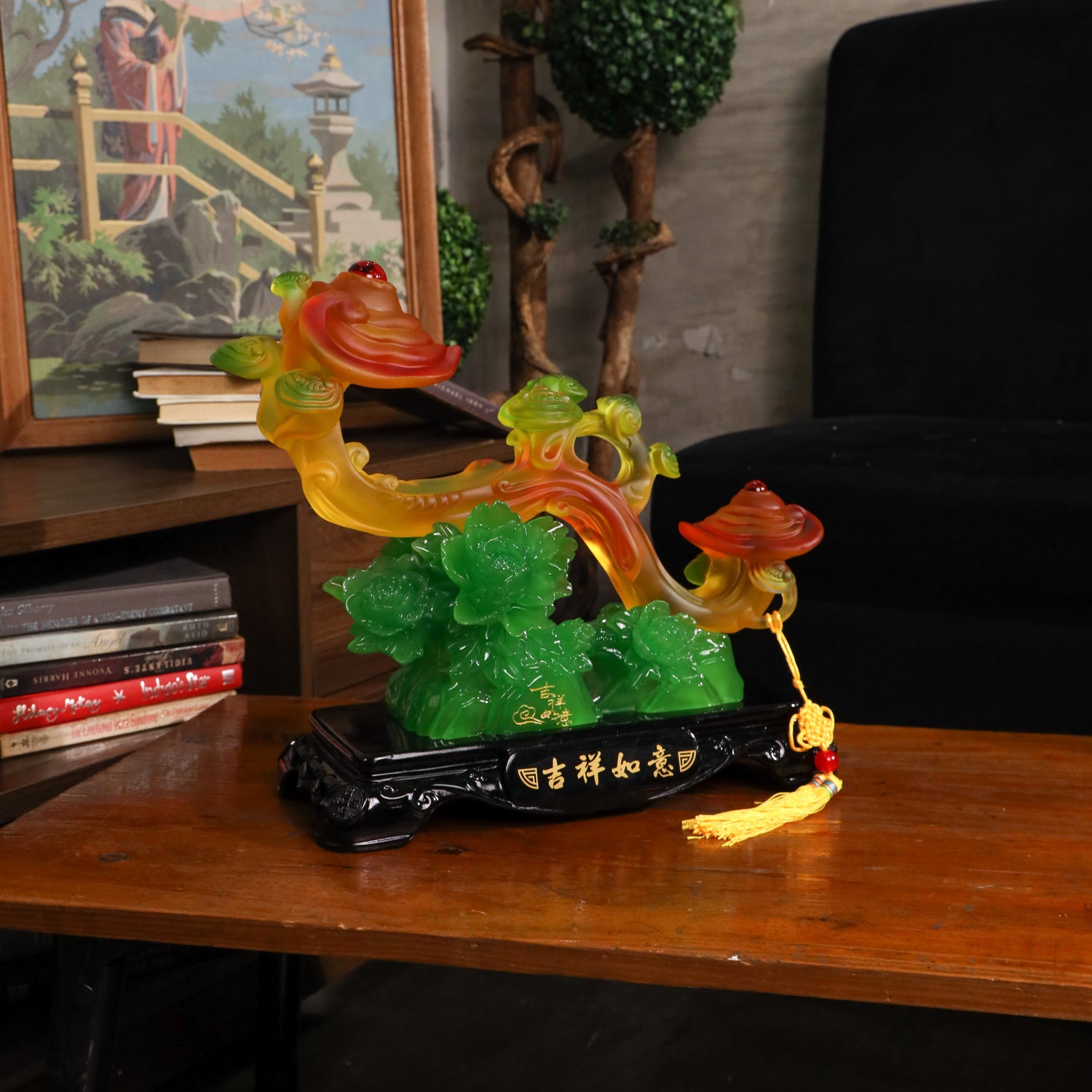 Imperial Orange Ru Yi for Favorable Outcomes 39cm