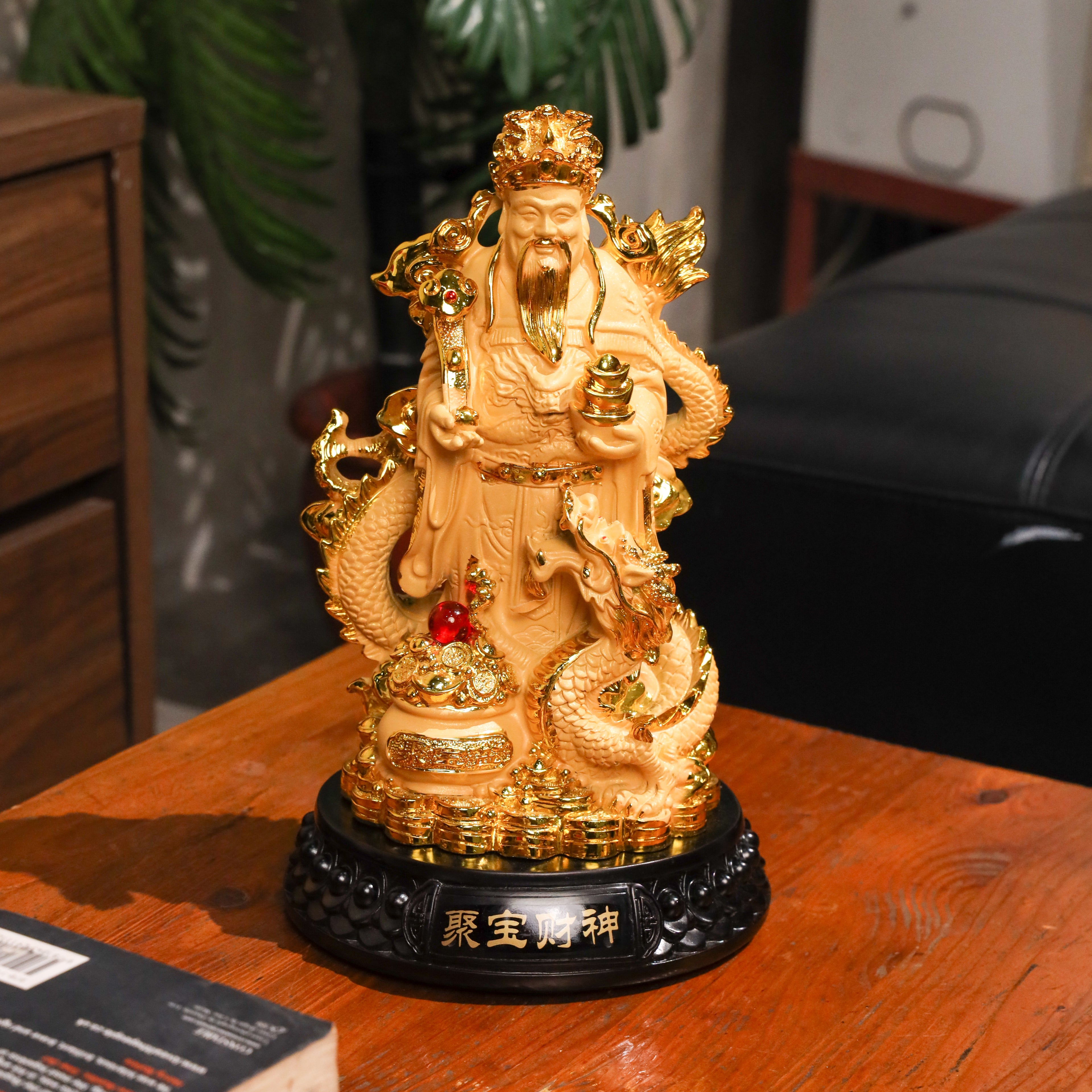 Dominant Power God of Wealth &amp; Dragon 29cm