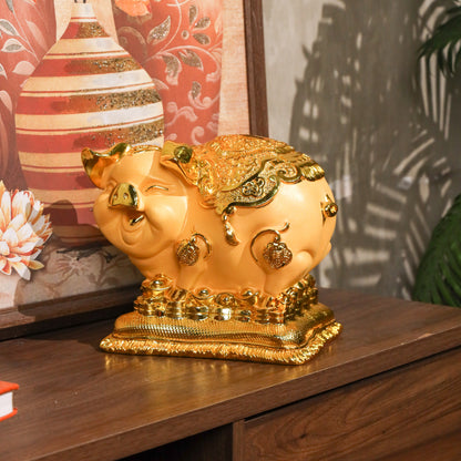 Easy Life Golden Pig of Prosperity 38cm