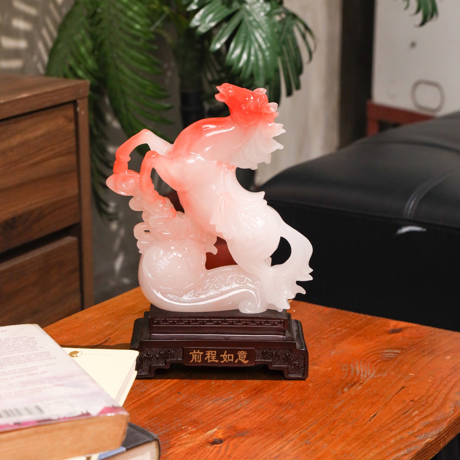 White Horse of Clear Direction and Success 28cm