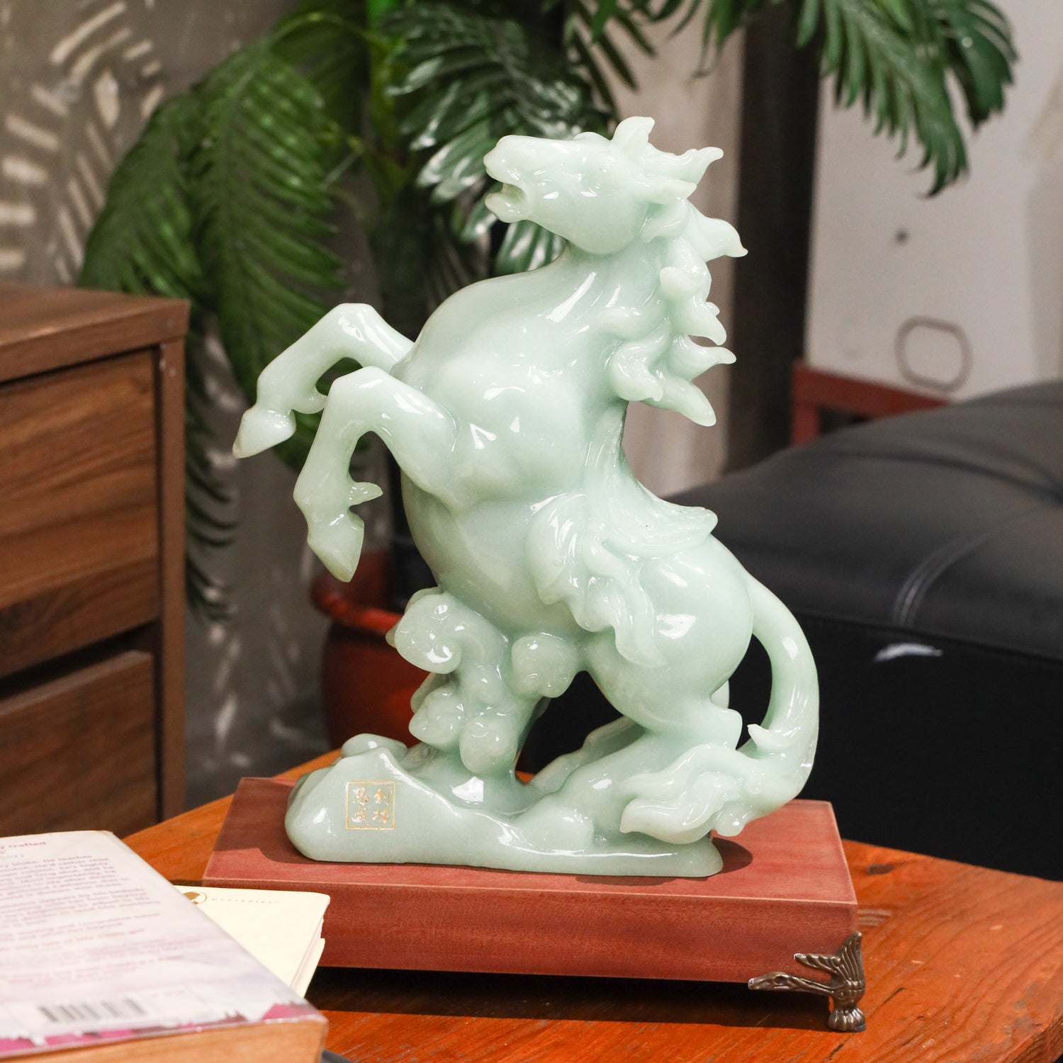 The Elevated Jade Horse of Success 36cm