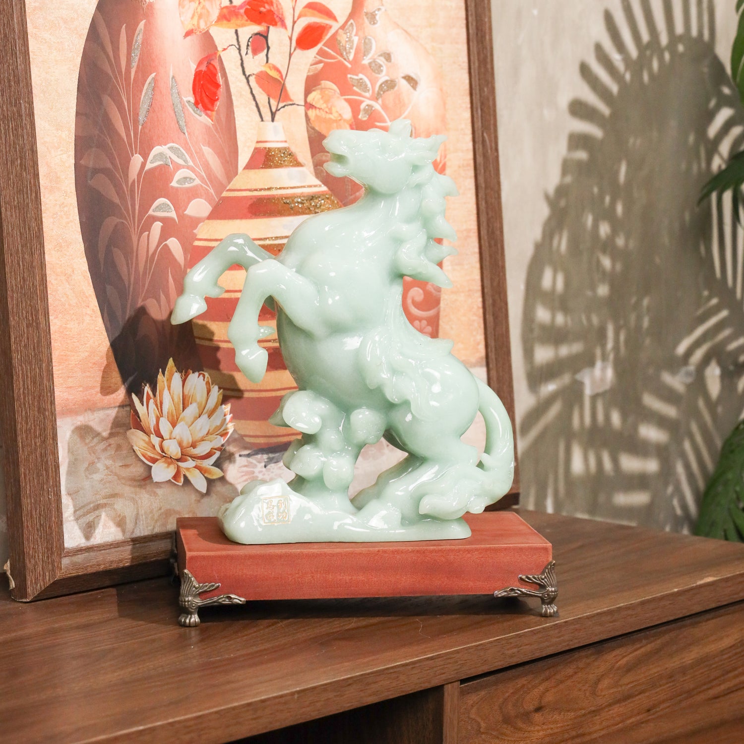 The Elevated Jade Horse of Success 36cm