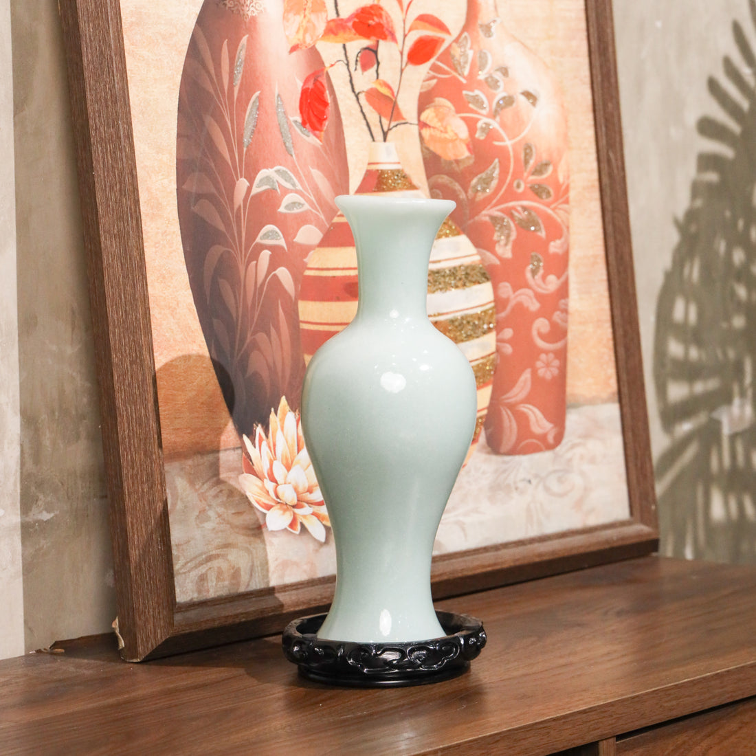 Minimalist Wealth Vase of Prosperity 31cm