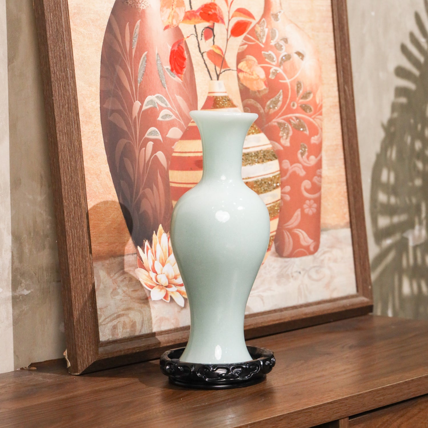 Minimalist Wealth Vase of Prosperity 31cm
